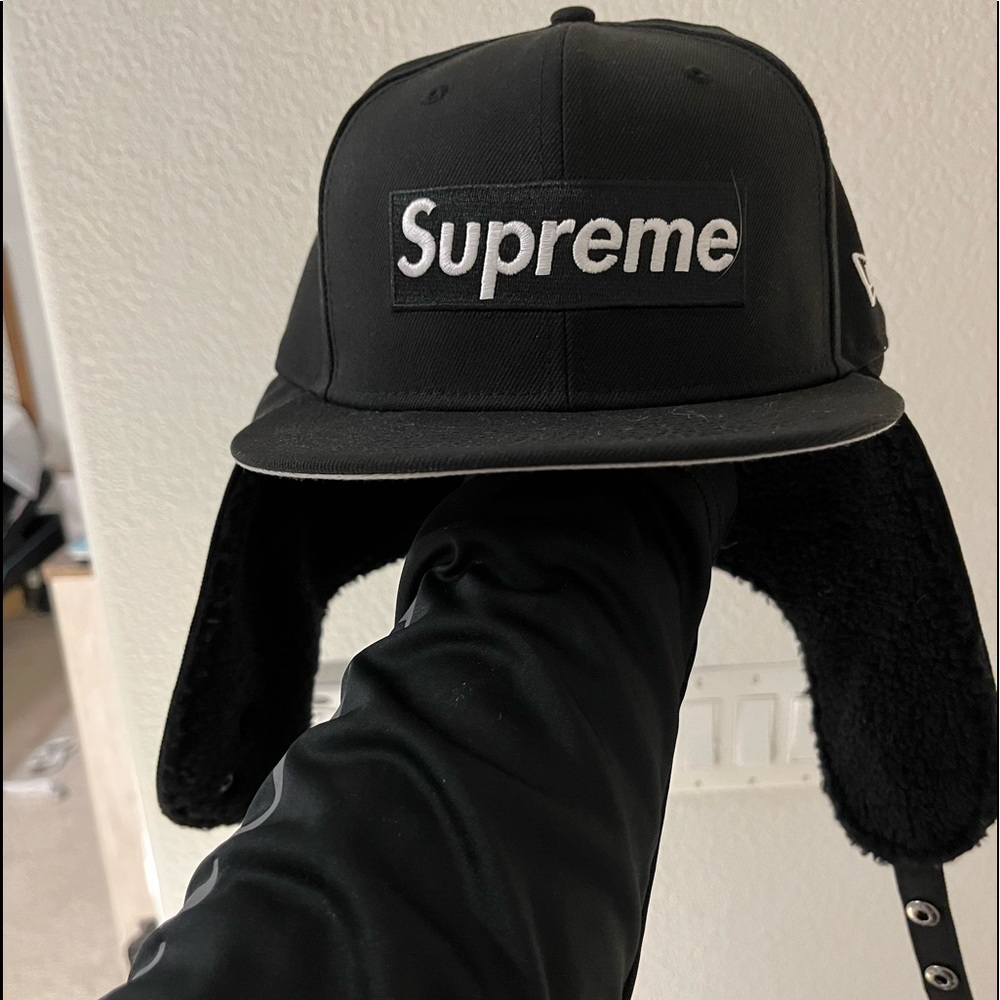 Supreme X New Era Winter Ear flap Hat